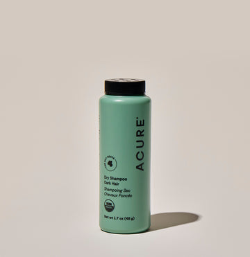 Dry Shampoo Bottle- Brunette To Dark Hair - on a neutral background
