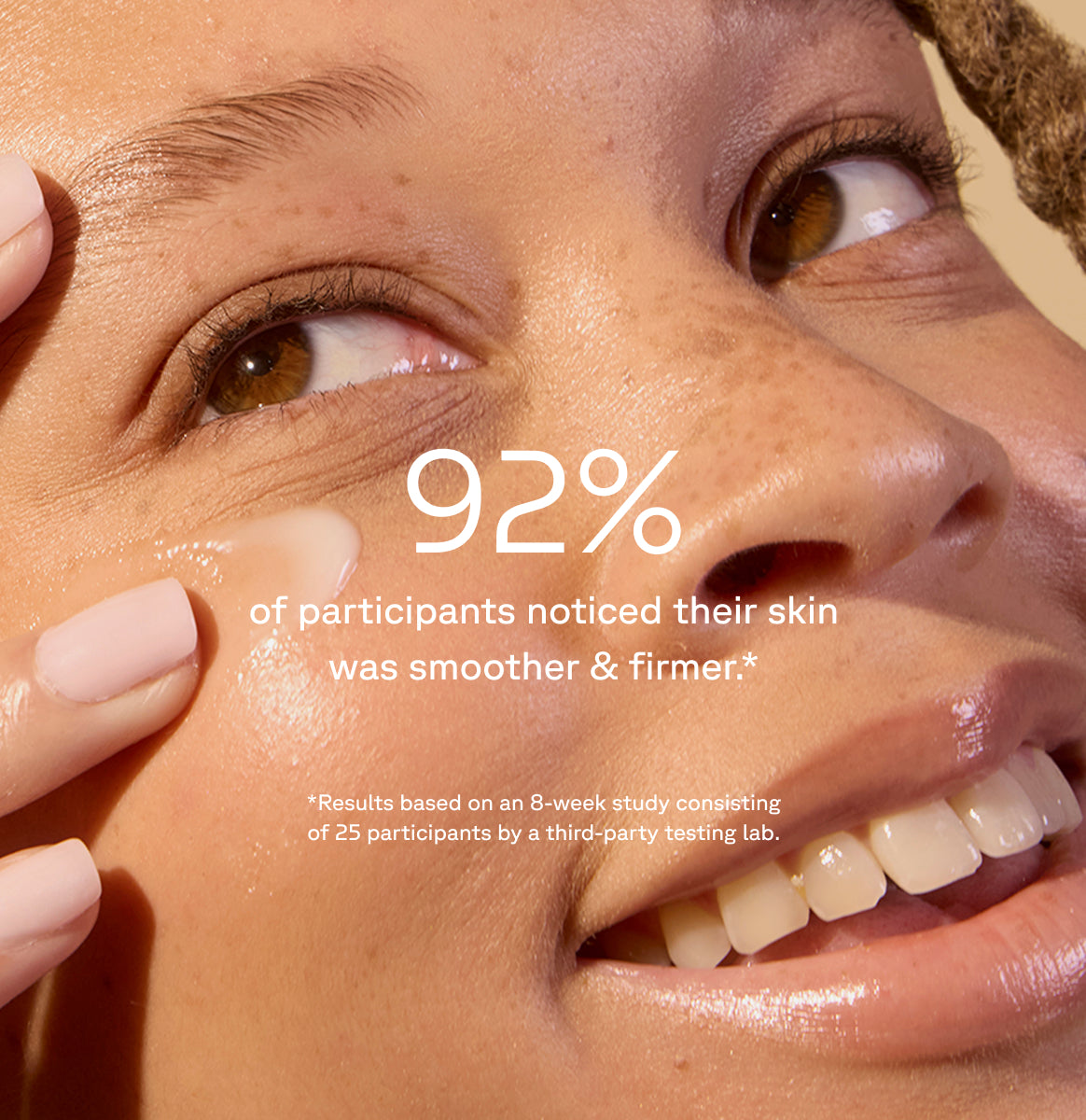 Resilience Eye Balm application with text overlay