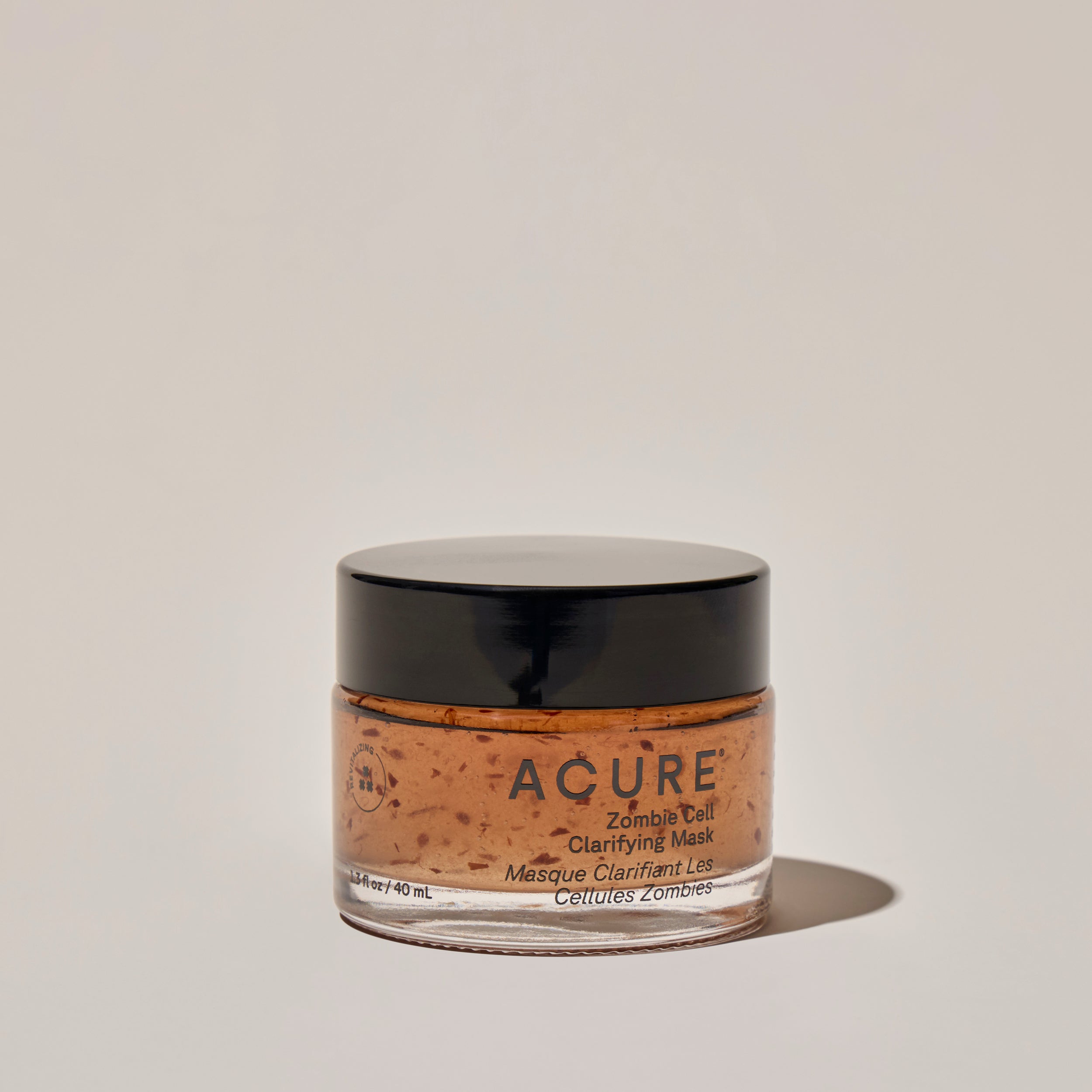 Acure Zombie Clarifying Mask jar – detoxifying face mask for clearer, brighter skin