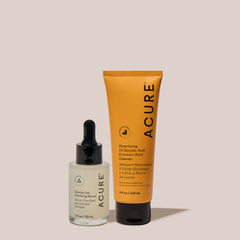 Acure Acne Kit – vegan skincare set with clarifying treatments for blemish-prone and oily skin