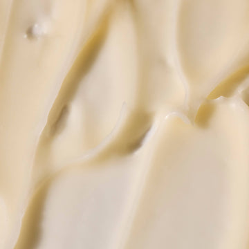 Close-up of smooth, scar treatment balm