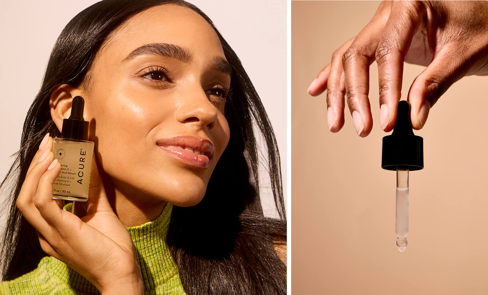 Acure’s brightening niacinamide serum – vegan serum for pores & uneven skin tone