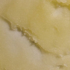Close-up of a Acure Farm Collection body salt scrub textur
