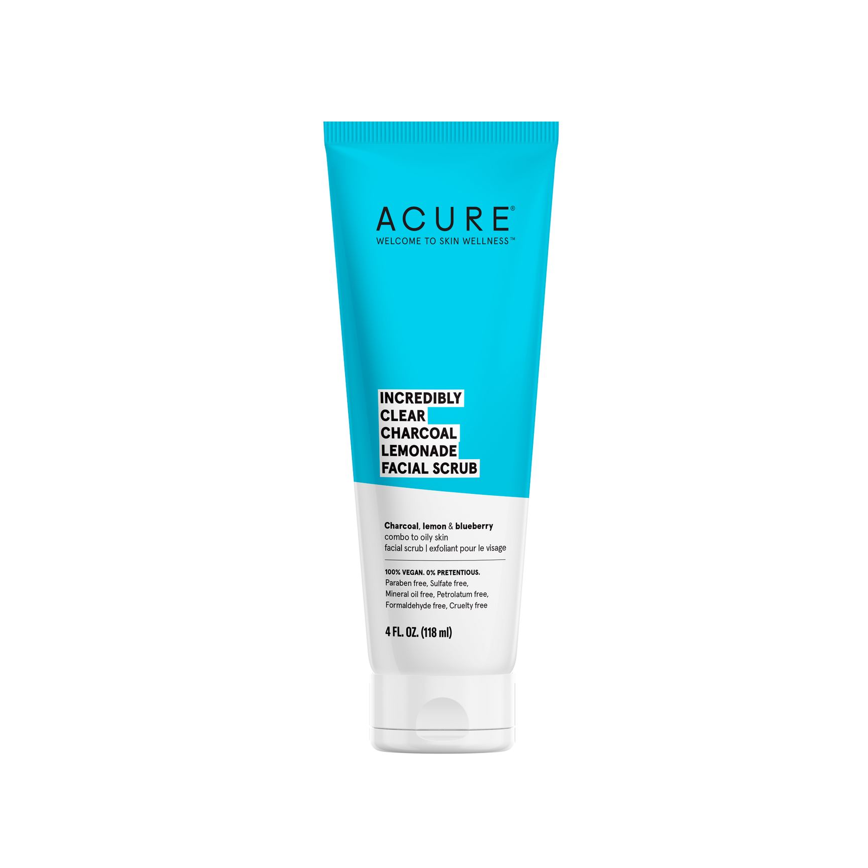 Incredibly Clear Charcoal Lemonade Facial Scrub Acure