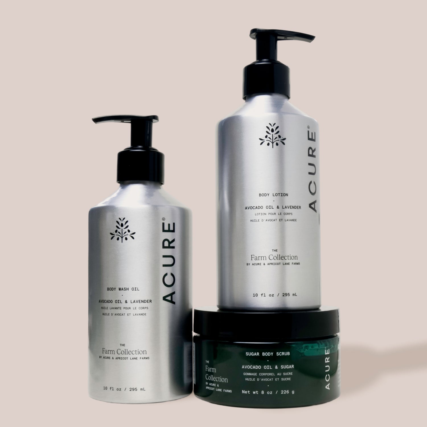 Acurich Lotion 150ml×2本 Moisture Rich Body Set - Avocado Oil Skincare | Acure