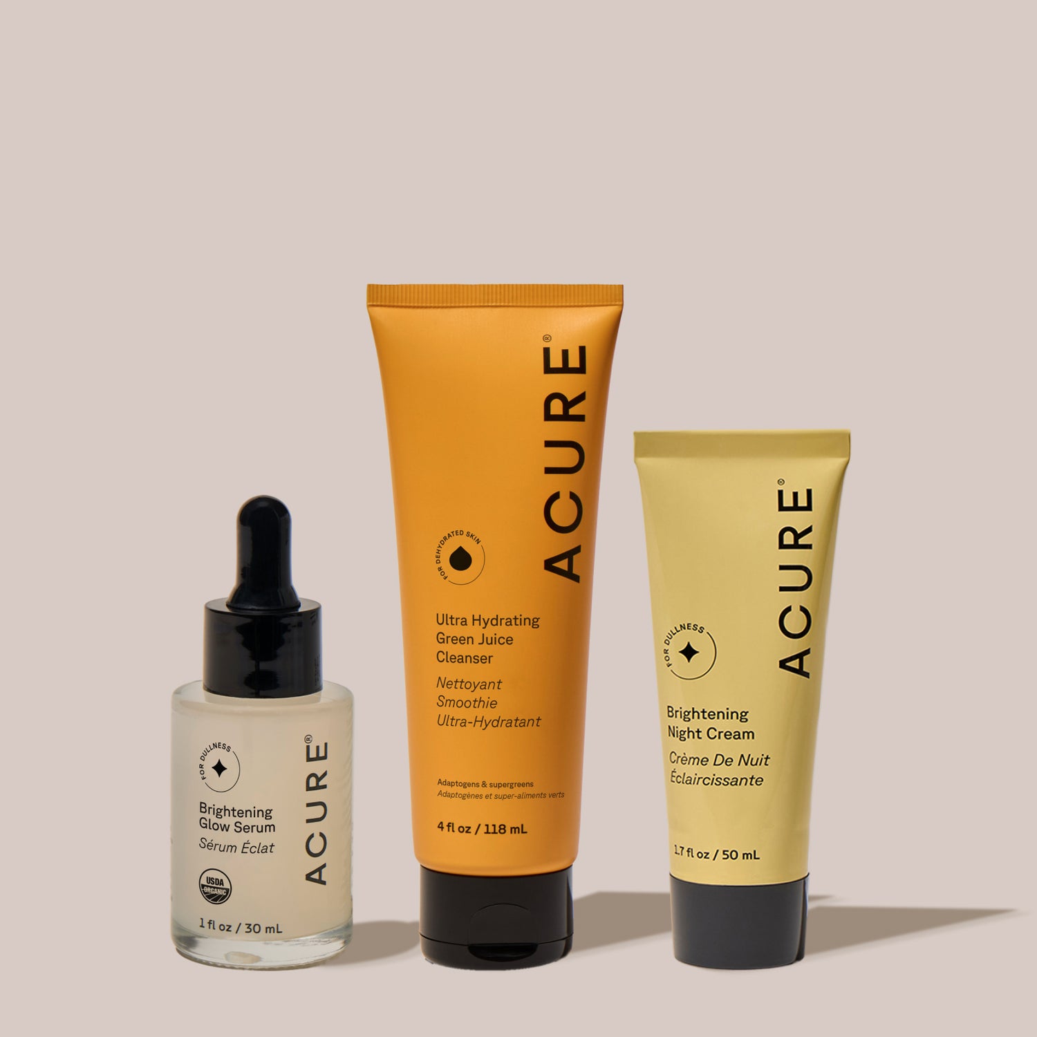 Aura AQUAGE BASIC SKIN CARE SERIES 2個セット Vacation Trio Skincare Set | Acure