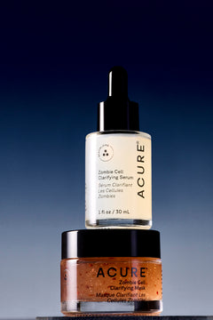 Zombie Clarifying products against a dark background