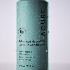 Acure Advanced Hydration Leave-In Conditioner bottle on a light gray background