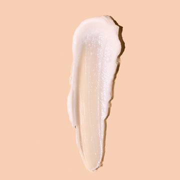 Lotion sample showing texture