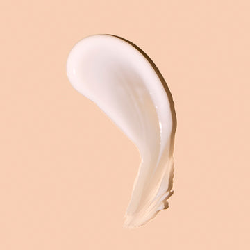 Cream sample close-up showing texture